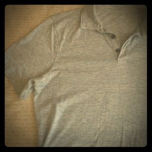 Blue marble polo shirt